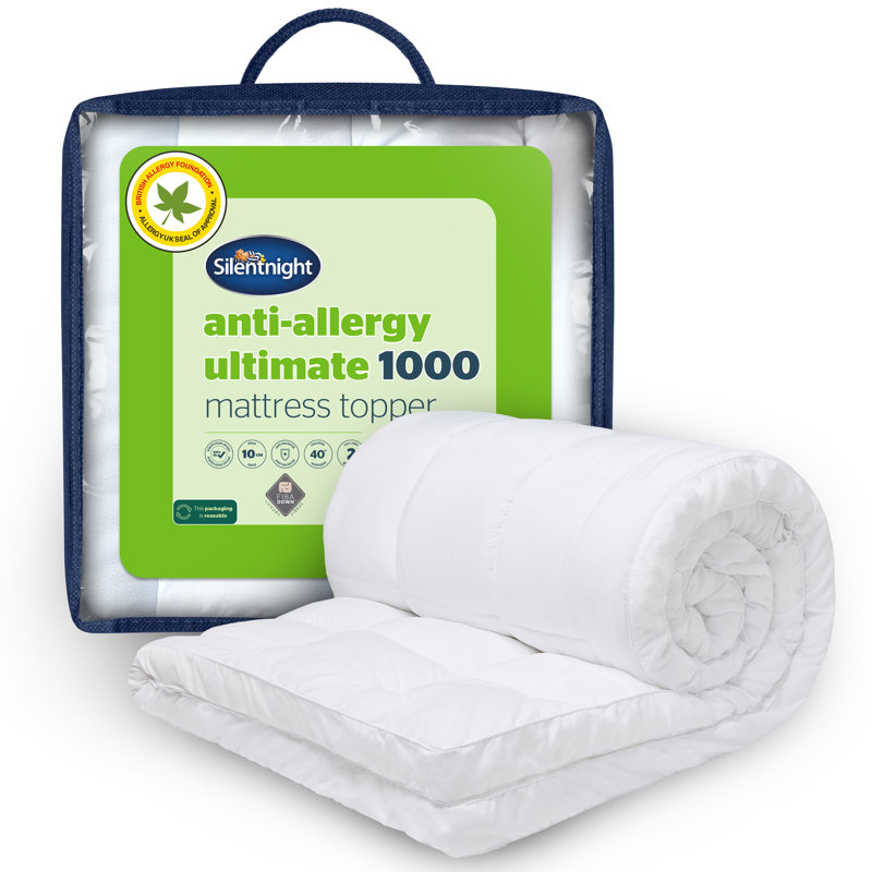 Silentnight Anti-Allergy Ultimate Mattress Topper 1000, Small Double (4')