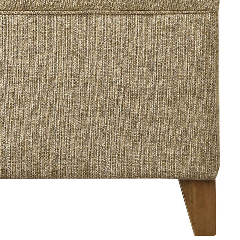 Murwah Storage Ottoman, Cream