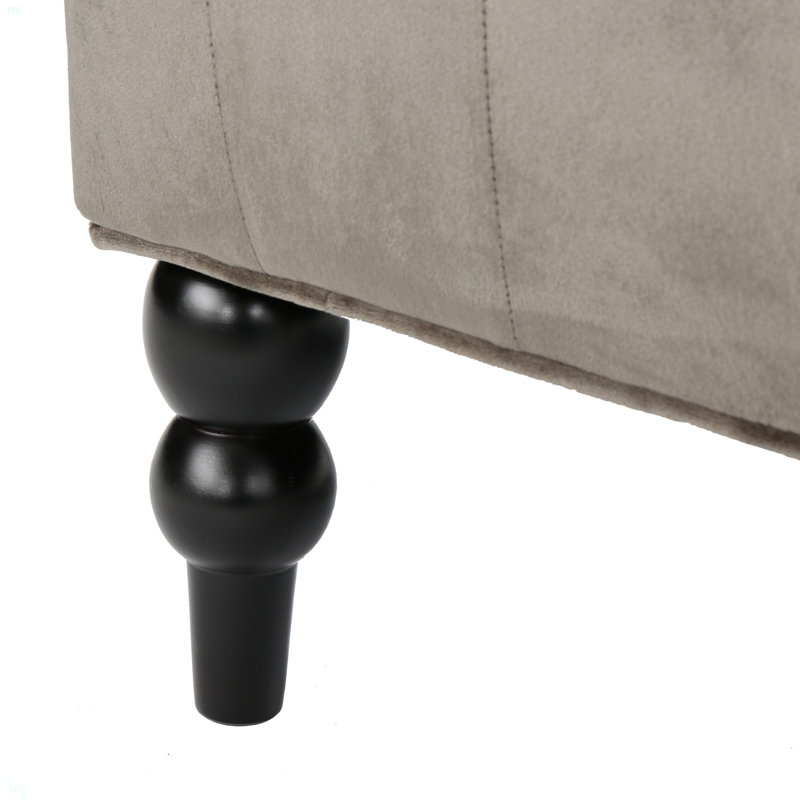 Causeuse moderne pour salon, chambre à coucher, Gris