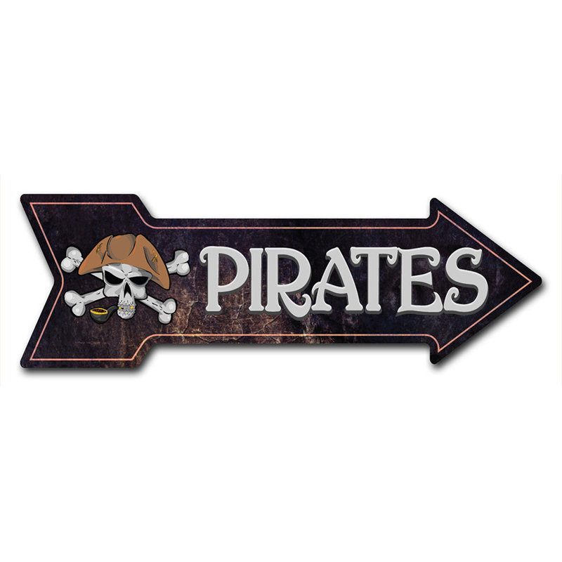 Pirates Arrow Sign
