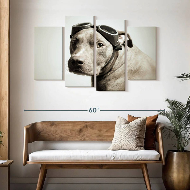 Brampt Aviator Pit Bull, 32'' H x 52'' W