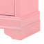 Charmante table de chevet traditionnelle rose