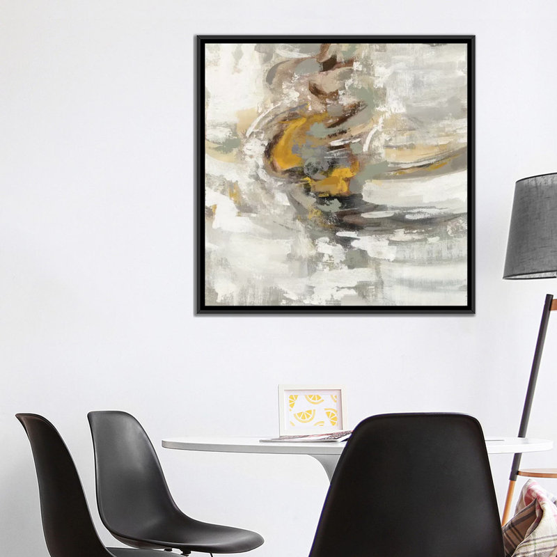 « ambre ring », reproduction d’art sur toile, H 37 po x l 37 po x P 1,5 po, Toile encadrée noire, Pas de tapis