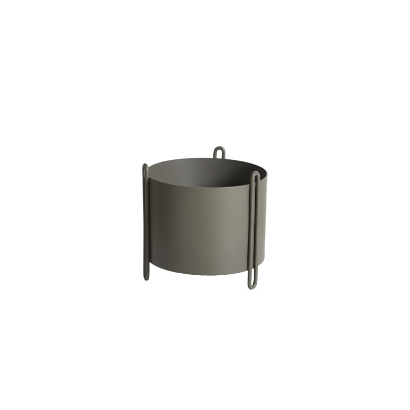 Pidestall Planter (Small), Taupe