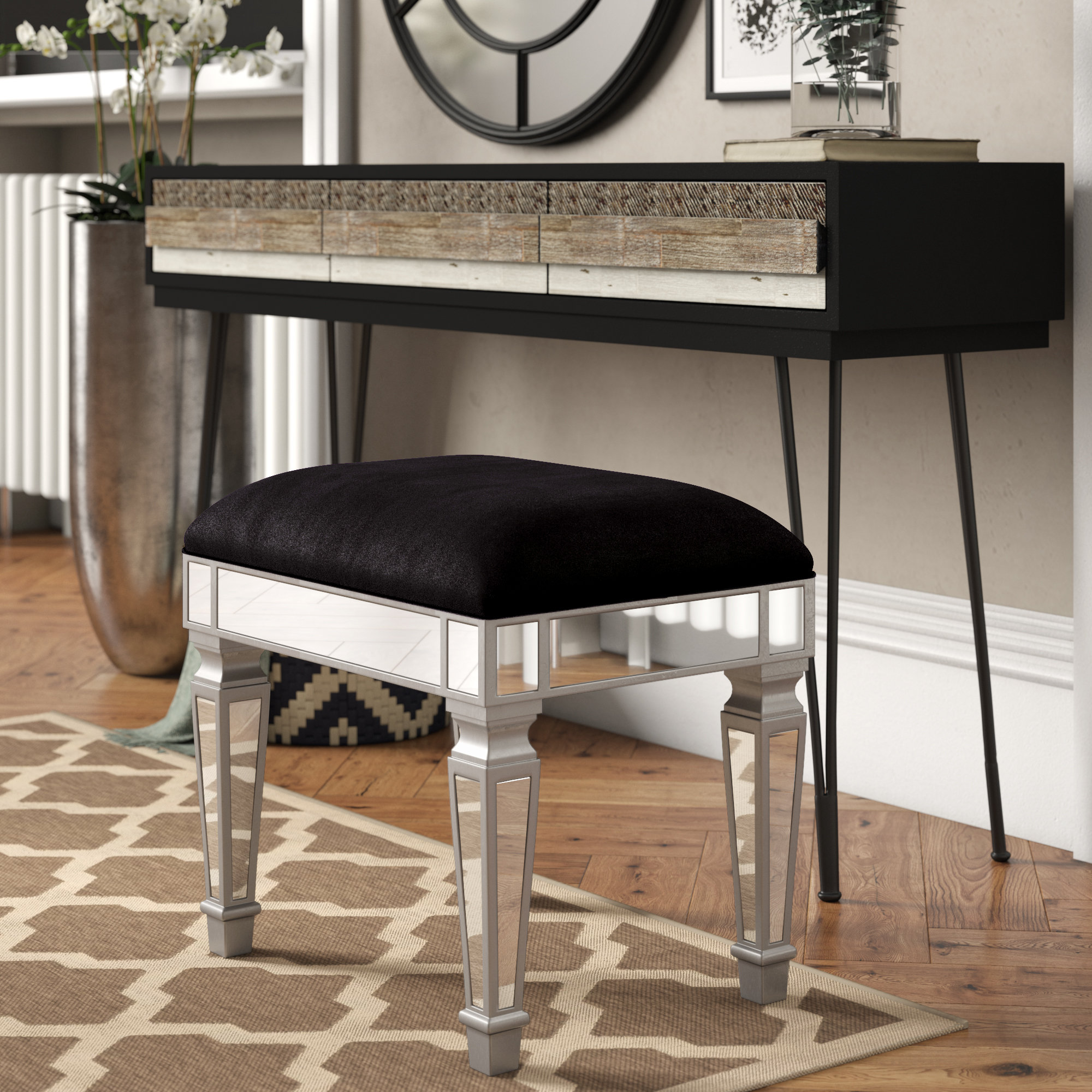 Mercer41 Dressing Table Stool & Reviews | Wayfair.co.uk
