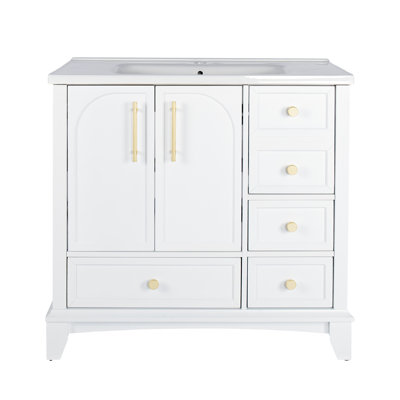 Armoire de salle de bain 35,6 po sans lavabo