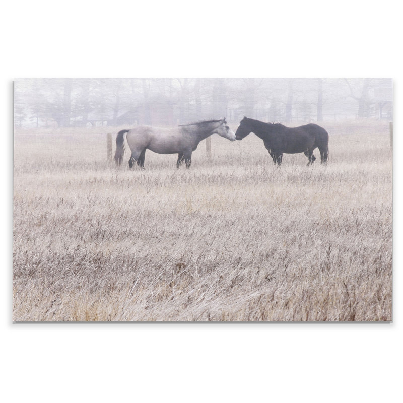 « matinée salutations », impression, H 24 po x l 36 po x P 1,5 po, Toile tendue