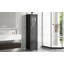 Grande armoire de salle de bain autoportante avec tiroir, porte en acrylique et tablette réglable pour un rangement spacieux et un design moderne