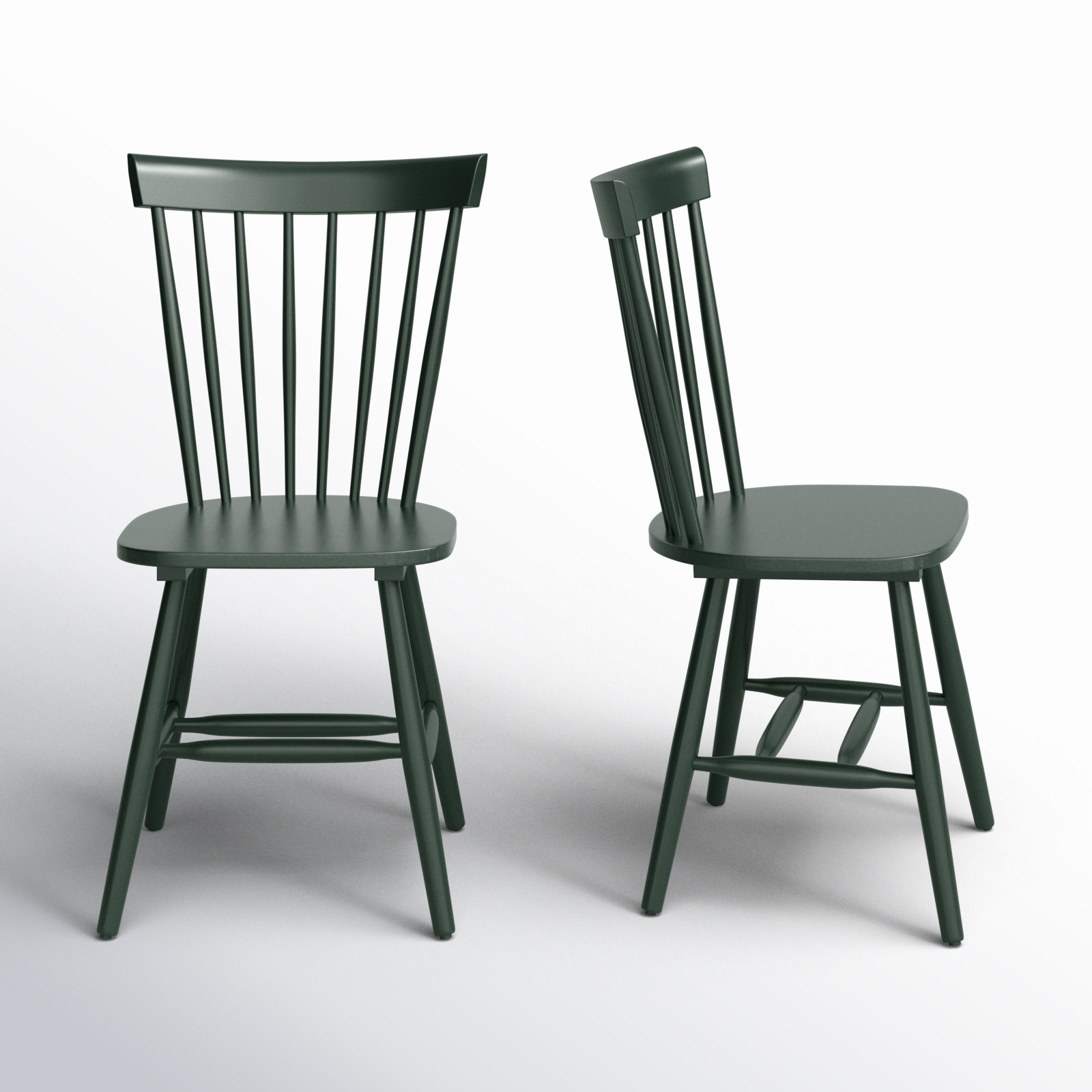 Matanna Oak Dining Chair, Garden Green