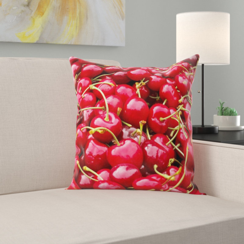 Coussin en cerises