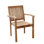 Leveb Outdoor Teak Dining Armchair