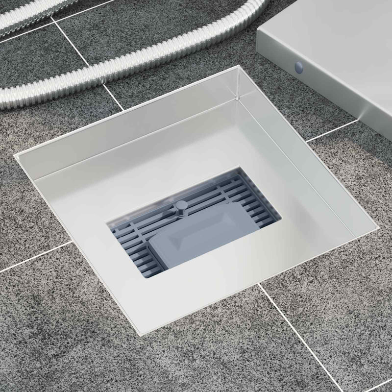  Shower Drain Silver Stainless Steel 304 Modern Bathroom Hardware System