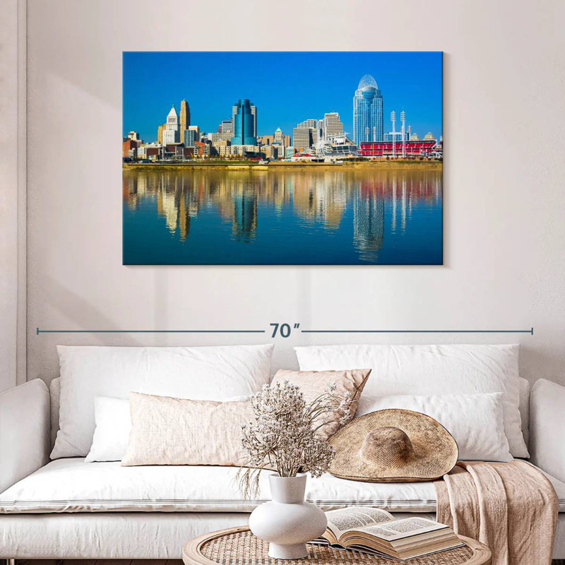 Rorry Cincinnati Riverfront, 30" H x 45" W