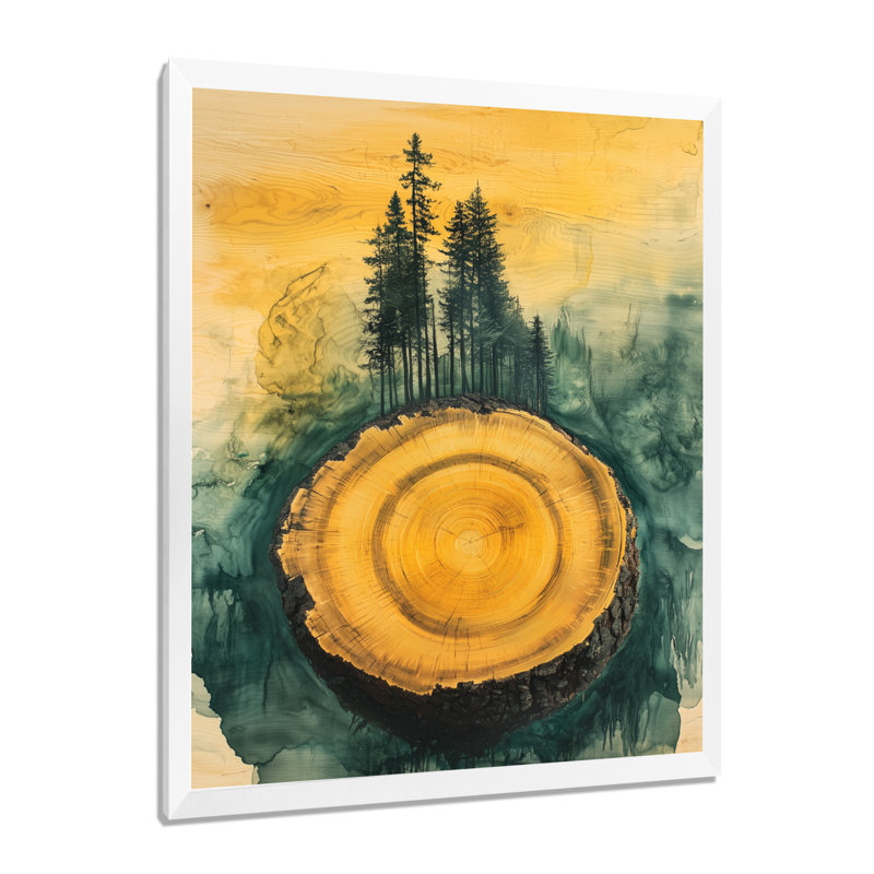 Gieze - Landscapes Canvas Prints, H 44 po x l 34 po, Reproduction encadrée d'une seule photo, Blanc