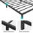 Heavy Duty Metal Platform Bed Frame – King Size, 6 Inch Height, Sturdy Steel Slats, No Box Spring Needed, Noise-Free-1185641623-1185641617