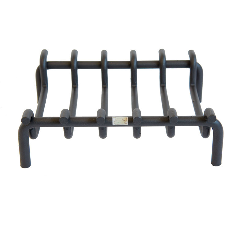 Dashiell Iron Fireplace Grate, 13cm H x 60.5cm W x 35cm D