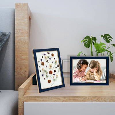 Aluminum Gold Edge Enamel Frame 2 Set