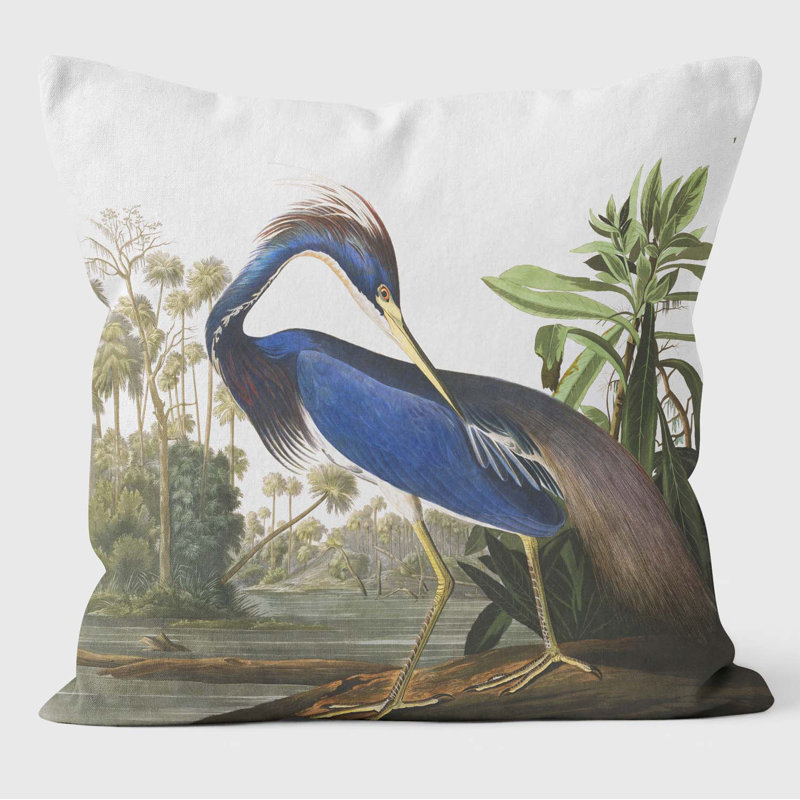 Louisiana Heron Birds of America Cushions