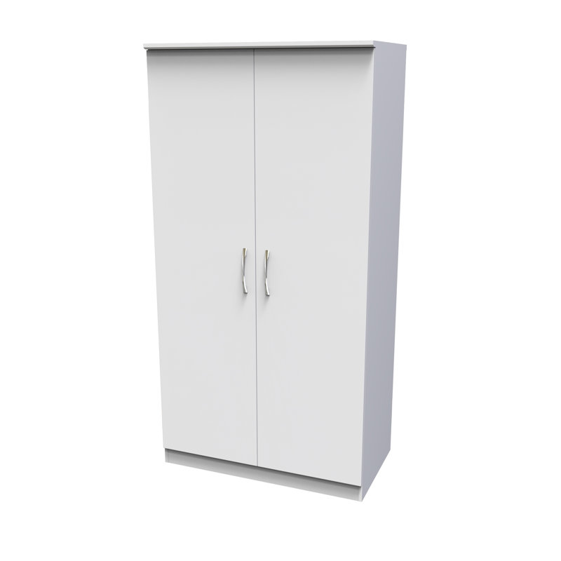 Dekyn Manufactured Wood Wardrobe, White Matt