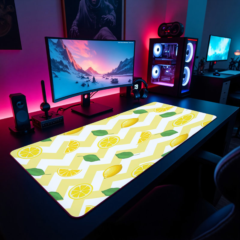 Polyester Desk Pad, 14.4x12.1