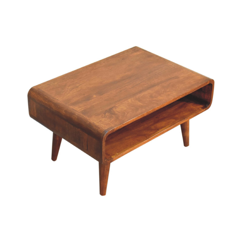 Solid Wood Open Chestnut Media Unit