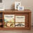 Solid Wood Expandable TV Stand Stylish Storage