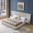 Upholstered Bed Frame With Headboard-1420061661-1420061662