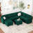 Ridoy 9-Piece Velvet Convertible Modular Sofa Sectional Livingroom Sofa Set, 8 Storage Ottomans with 7 Backrest-1330921568