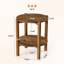 Solid Wood Side Table Set