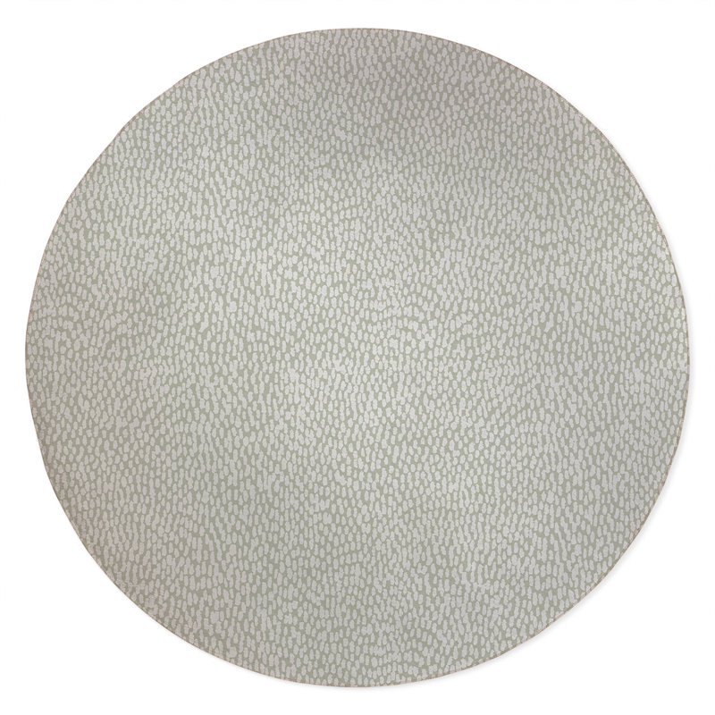 Twinkle Splat Non-Slip Outdoor Rug, Round 5'