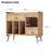 Record Player Stand With Charging Station