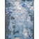 Cosmo Rectangle Abstract Hand-Knotted Area Rug in Blue/Silver/Dark Gray
