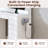 Vanity Desk with Mirror and Lights Makeup Vanity with 15 Drawers, 12 LED Bulbs and  3 Color Brightness Adjustable, Vanity  Table for Bedroom, White-981940216