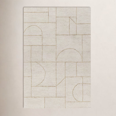 Caelob Hand-Woven Geometric Rug