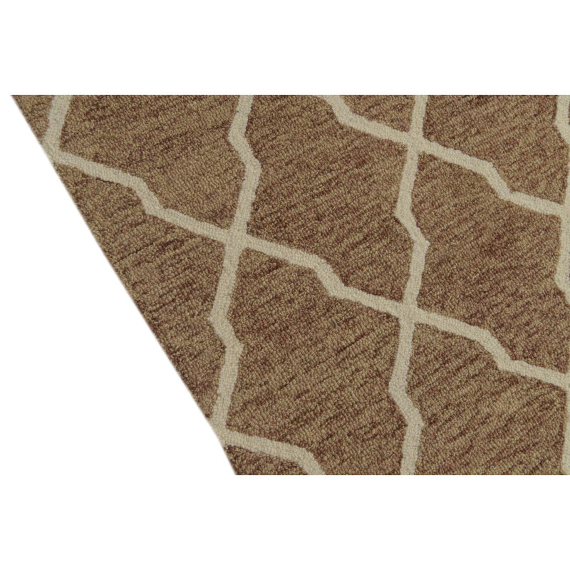 Tapis brun clair 5x8 Pineland