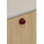 Lacquered Retro "Colette" Red Round Cabinet Knobs-1649205431