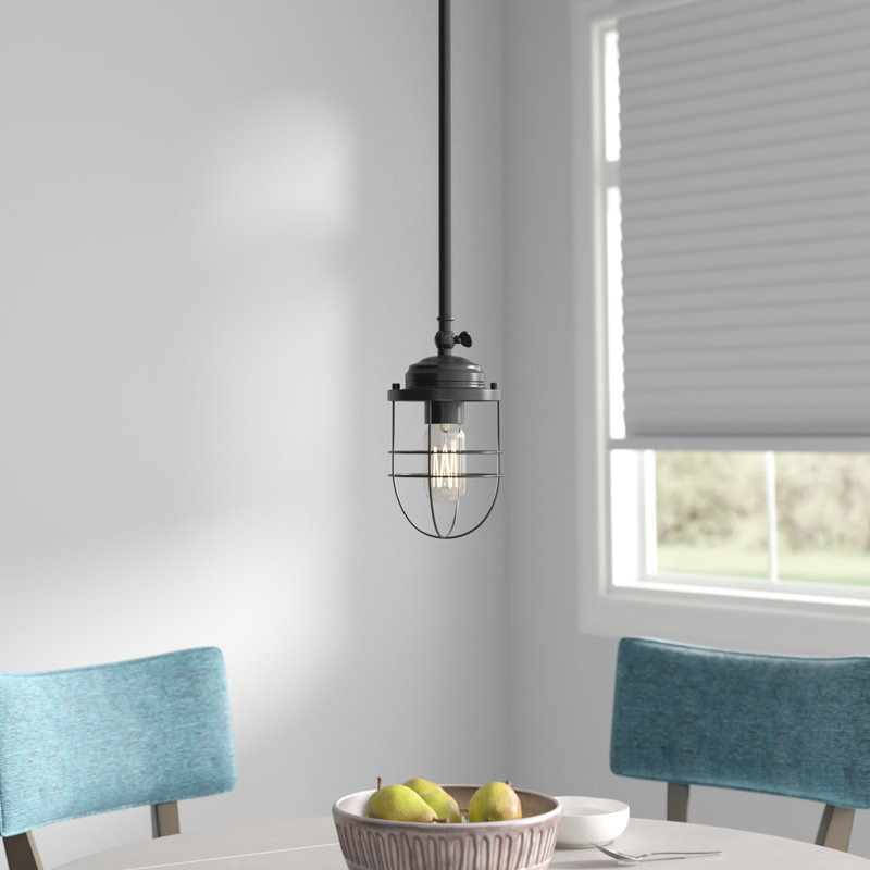 Lylah 1 - Light Matte Black Pendant