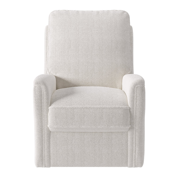 Anamda 28" Wide Upholstered Swivel Rocker Manual Recliner Chair