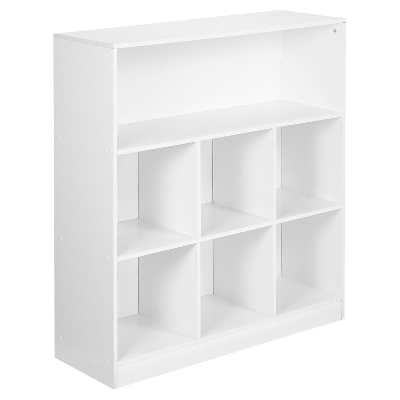 Thorntown 94cm H x 88cm W Cube Bookcase, White