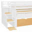 Lit mezzanine avec bureau coulissant, lit gigogne et marches de rangement-1984121006-1984121040