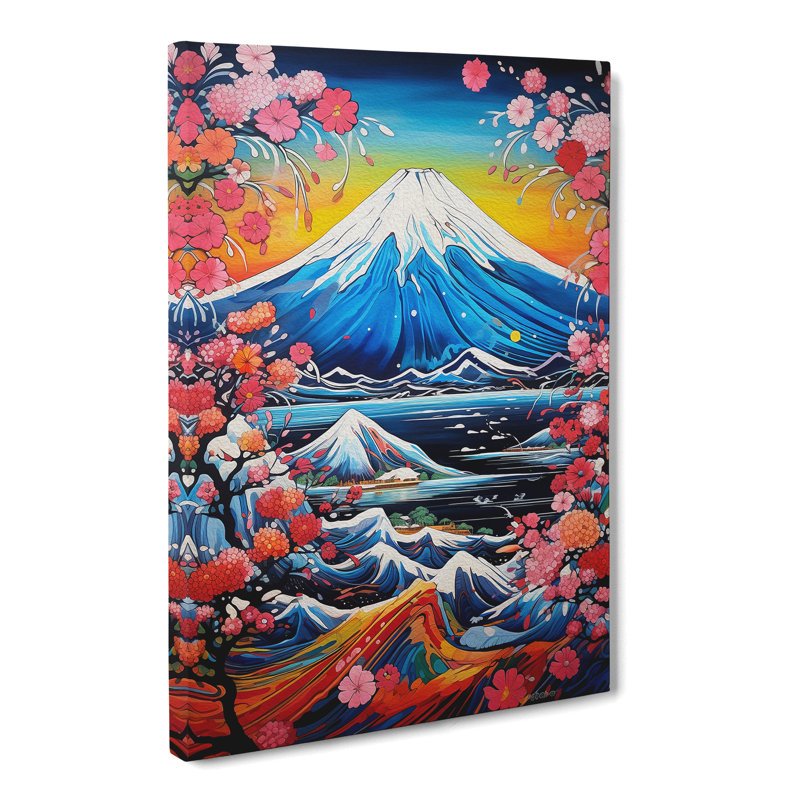 Mount Fuji Abstract No.2 - Wrapped Canvas, 76cm H x 50cm W x 3cm D