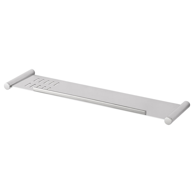 Tablette de douche en acier inoxydable, Chrome poli