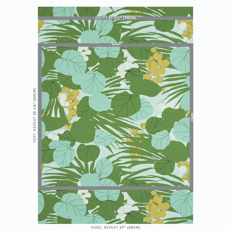 Papier peint Sea Grapes, Palm