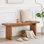 Banc en bois massif Beitnes