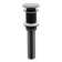 Pop-Up Bathroom Sink Drain Stopper with No Overflow