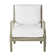 Chaise longue d'extérieur en teck Haley