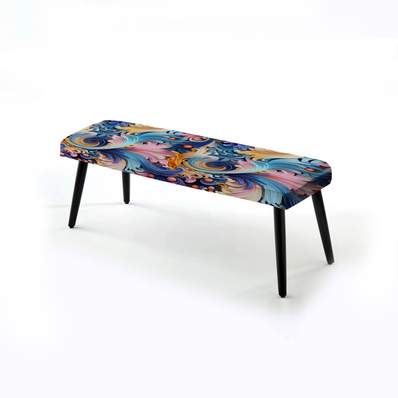 Banc rembourré en marbre Ethnos Paisley Harmony Fuse