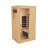 1 - Person Indoor Far Infrared Sauna Left Door Home Sauna Personal  Sauna with Bluetooth Speakers and LED Reading Light-99192180