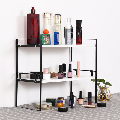 Wooden Office Desk Shelf Organizer