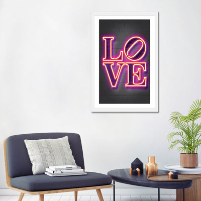 "Love" par Octavio Mielu-impression d’art textuel